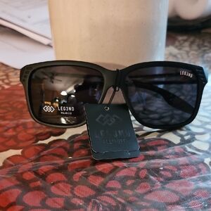 NWT Leg3nd Black Polarized Sunglasses